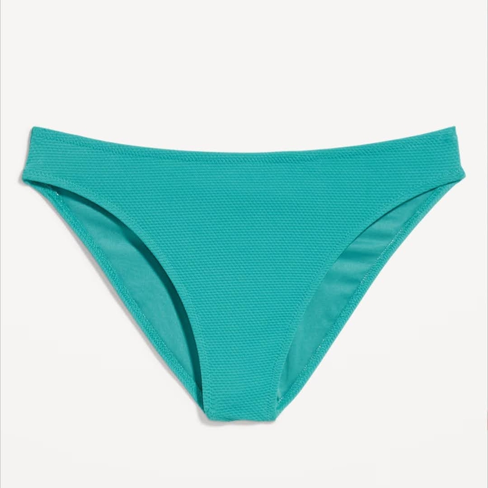 NWT Old Navy Textured Bikini Bottoms Blue Teal Size Large - Picture 5 of 15